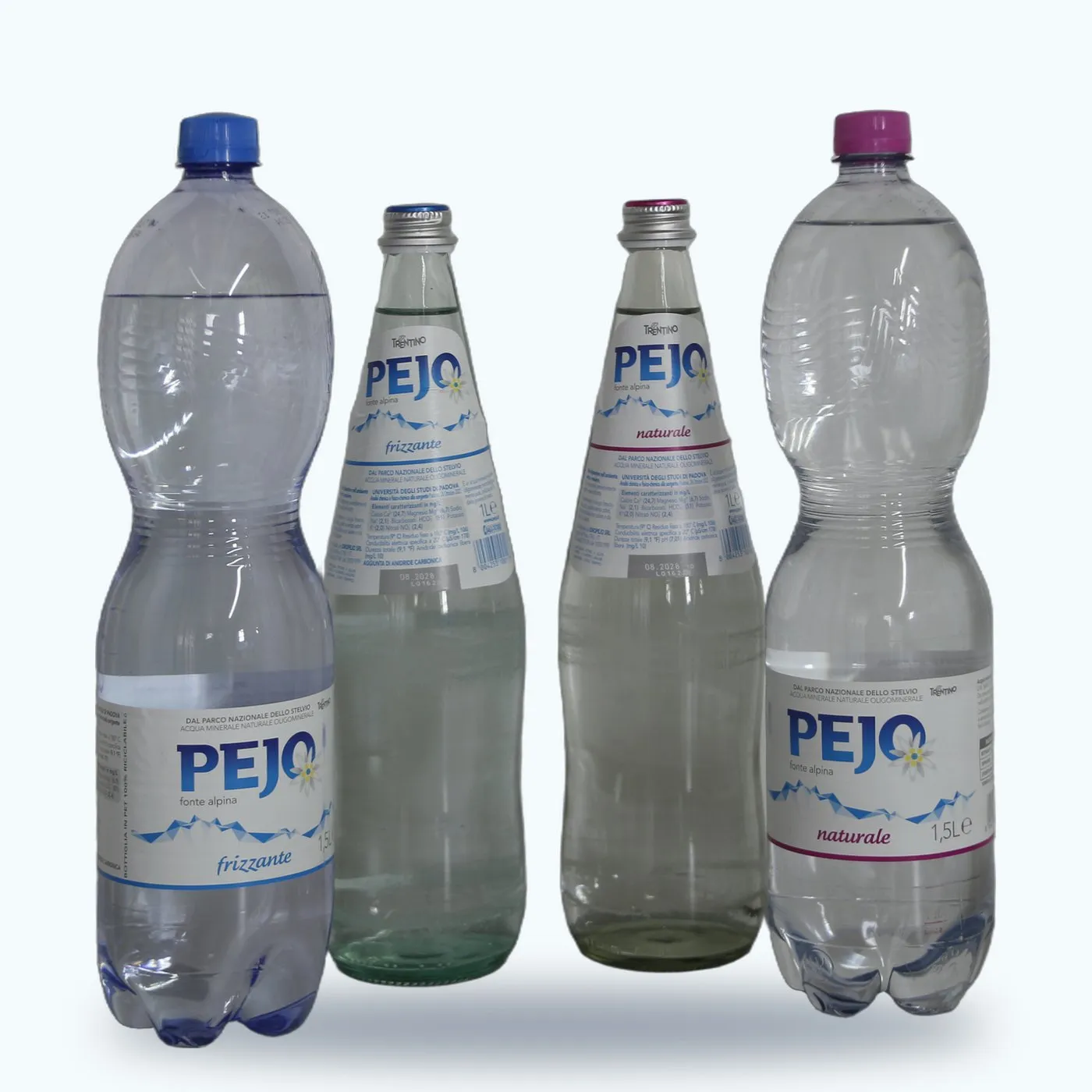 Acqua Pejo: i formati che trattiamo